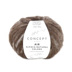 Concept By Katia - Air Alpaca Natural Fv. 203 Brun/Beige