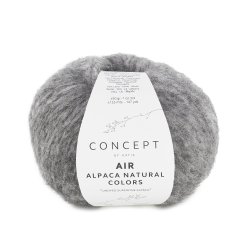 Concept By Katia - Air Alpaca Natural Fv. 102 Mellem Gr