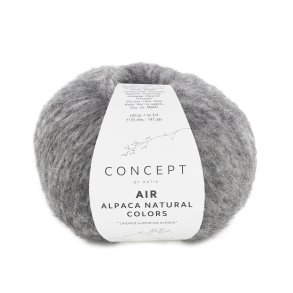 Concept By Katia - Air Alpaca Natural Fv. 102 Mellem Gr
