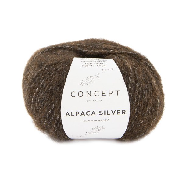 Katia - Concept Alpaca Silver Fv. 275 Mrk Brun/Silver