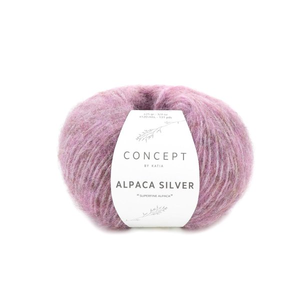 Katia - Concept Alpaca Silver Fv. 267 Mrk Rose/Silver