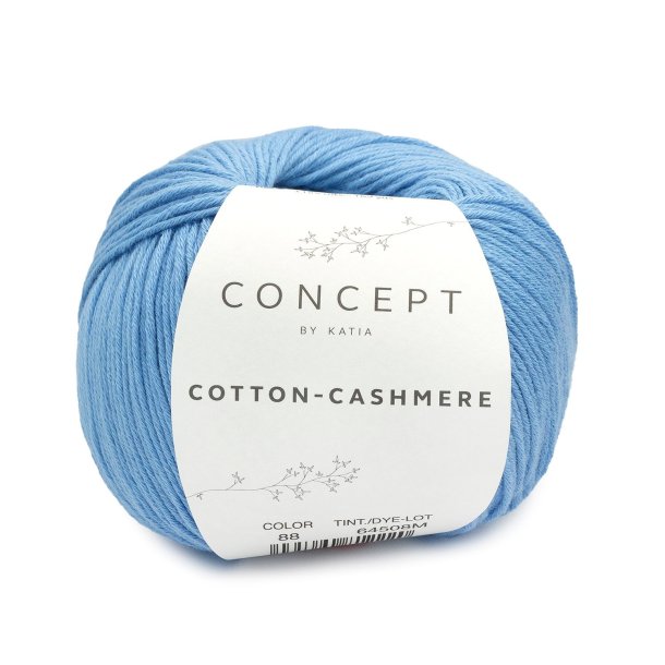 Concept By Katia - Cotton-Cashmere Fv. 88 Bright Blue