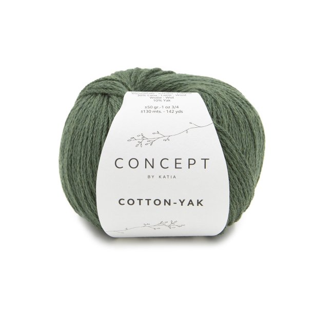 Concept By Katia - Cotton-Yak Fv. 125 Flaske Grn