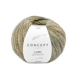 Concept By Katia - Lumi Socks Fv. 255 Grn / Bl / Rose / Camel