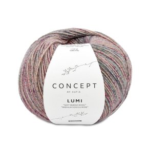 Concept By Katia - Lumi Socks Fv. 250 Grn / Orange / Fuchsia