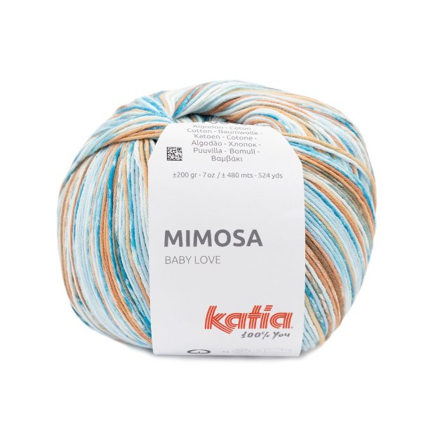 Katia - Mimosa Fv. 311 Bl/Salmon/Kobber/Brun Multi