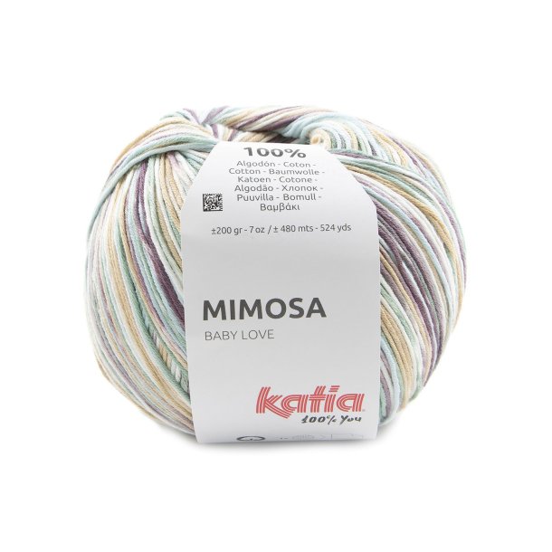 Katia - Mimosa Fv. 305 Lilla/Mint/Bl/Beige Multi