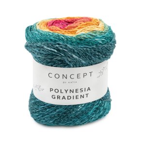 Concept - Polynesia Gradient Fv. 305 Grn/Bl/Orange/Fuschia Multi.