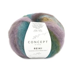 Concept By Katia - Reiki Fv. 202 Grn/Bl/Lilla/Beige Multi