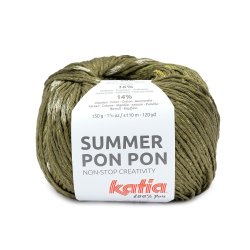 Katia - Summer Pon Pon Fv 53 Khaki-Okker- Medium Grn