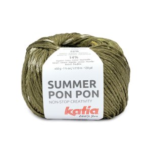 Katia - Summer Pon Pon Fv 53 Khaki-Okker- Medium Grn