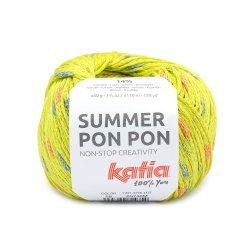 Katia - Summer Pon Pon Fv 58 Pistacie-Bl-Koral