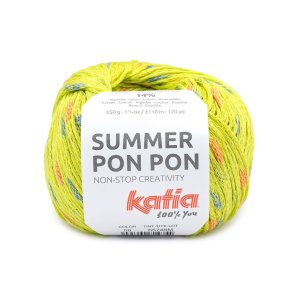 Katia - Summer Pon Pon Fv 58 Pistacie-Bl-Koral
