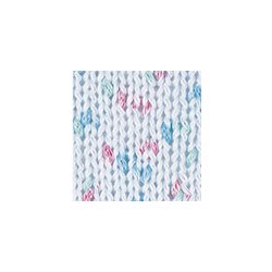 Katia - Summer Pon Pon Fv 50 Hvid-Water blue-Fuchsia. 