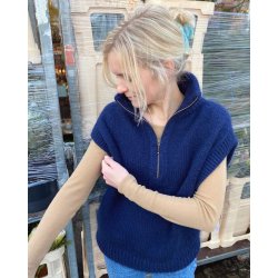PetiteKnit - Zipper Slipover - Enkeltopskrift