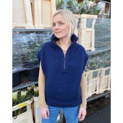 PetiteKnit - Zipper Slipover - Enkeltopskrift
