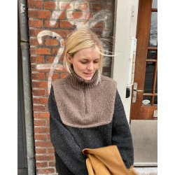 PetiteKnit - Zipper Neck - Enkeltopskrift