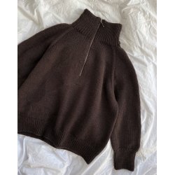 PetiteKnit - Zipper Sweater Light - Enkeltopskrift