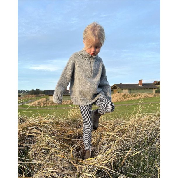 Petiteknit - Zipper Sweater Light Junior - Enkeltopskrift