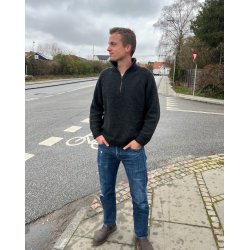 PetiteKnit - Zipper Sweater Light Man - Enkeltopskrift