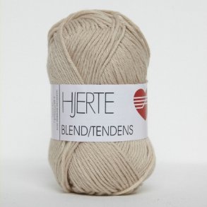 BLEND/TENDENS - HJERTEGARN  SUPER PRIS