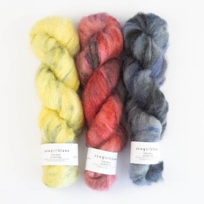 COWGIRL BLUES - FLUFFY MOHAIR GRADIENT - SPAR 20%